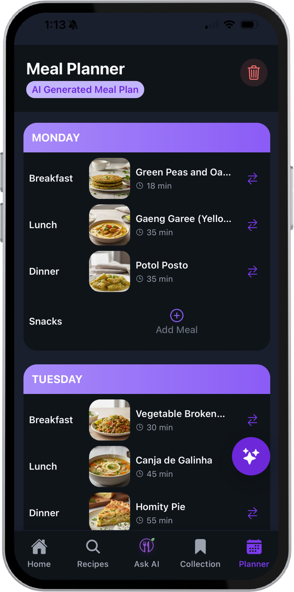 AI Meal Planner